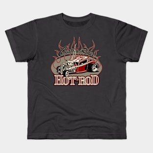 Cartoon hot rod Kids T-Shirt